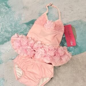 Isobella & Chloe Ruffle Bathing Suit 3M